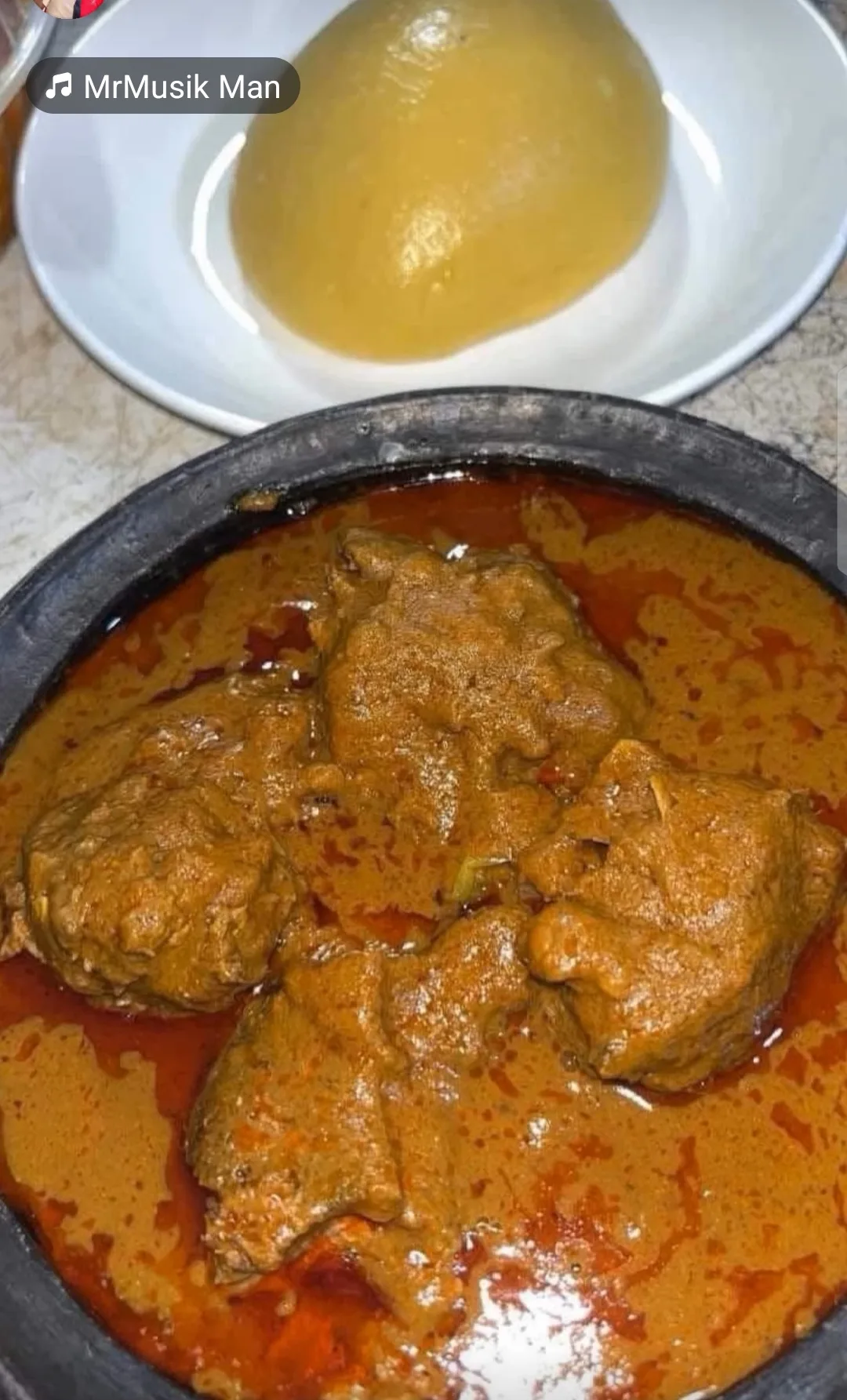 Foutou sauce graine